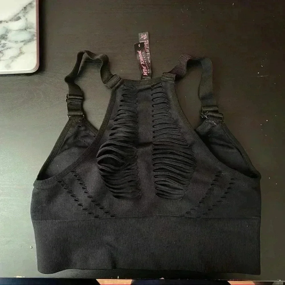 Betsey Johnson Black Sport Bra